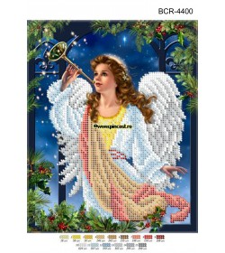 Goblen A4  Înger de Crăciun